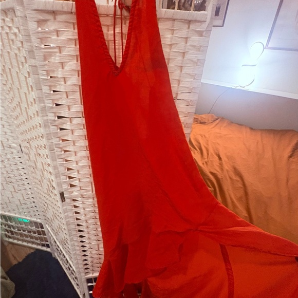 ASOS Red Backless Dress - Picture 2 of 8